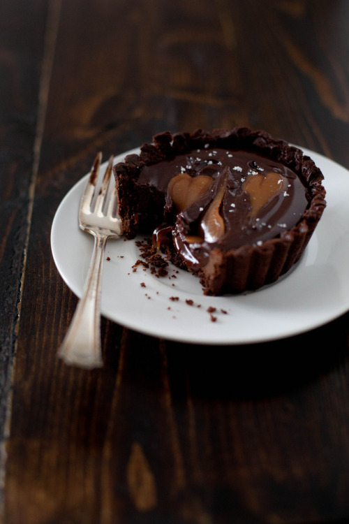 Chocolate Caramel Tartlets for Two | Annie’s Eats (by annieseats)