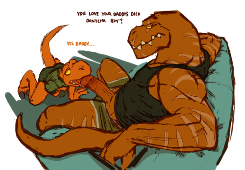 orf-art: @djm-rexim and his dad