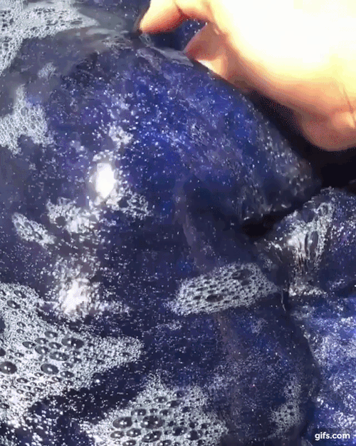 Rainbow fish slime