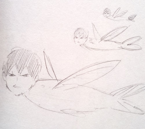 karasuto:   some Haikyuu!! sketches by Furudate Haruichi  yea but look at tobio