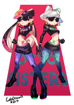 colodraws: The octo sisters take over inkopolis twitter 