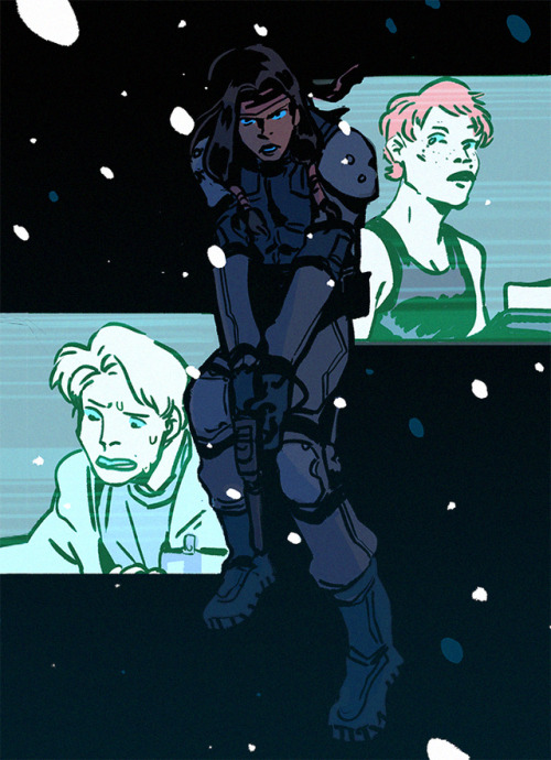 meruz:  my brain: Draw dani moonstar as solid snake  me: what? why?  my brain: hnnghghgh&h