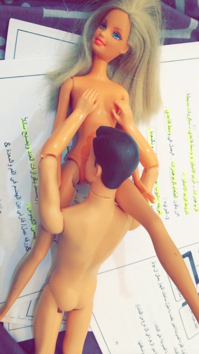 50shadesofnoor:  So my cousin took out my old hidden barbie dolls as i was studying