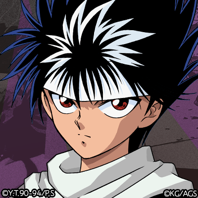 thekazumakuwabara:  Official Yu Yu Hakusho 100% Maji Battle Twitter Follower IconsFree