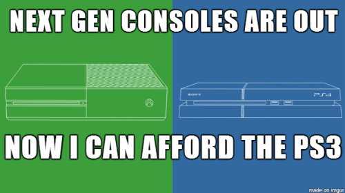 fyfps:“My favorite part about the release of next gen consoles.” - submitted by Anon