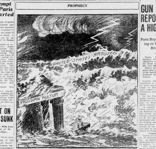 thisdayinwwi: Rock Island Argus., May 22 1918  When the United States Gets Aroused