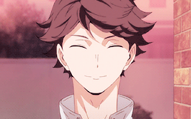 seijoh:I’d say a cute aspect of Oikawa was shown during his first anime appearance, when he came to 