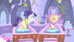 anenglishbrony:  Fluttershy and Rarity! For