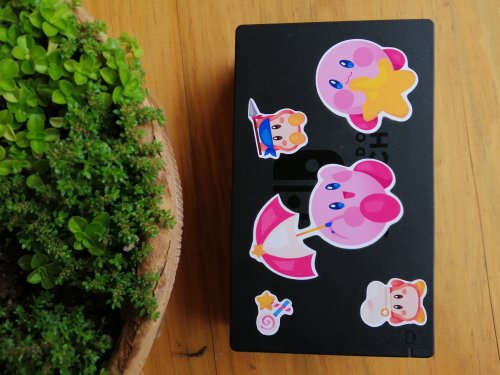 Kirbyy!!Printable file up on my patreon! also the first piece for my video game zine (its mario!!) a