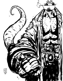 imthenic:  Hellboy by Skottie Young 