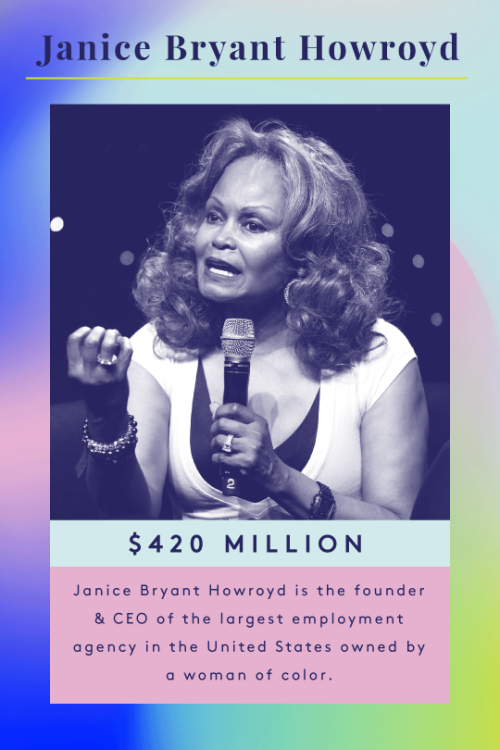 onlyblackgirl:revolutionarykoolaid:refinery29:These are the richest self-made women of color in the 