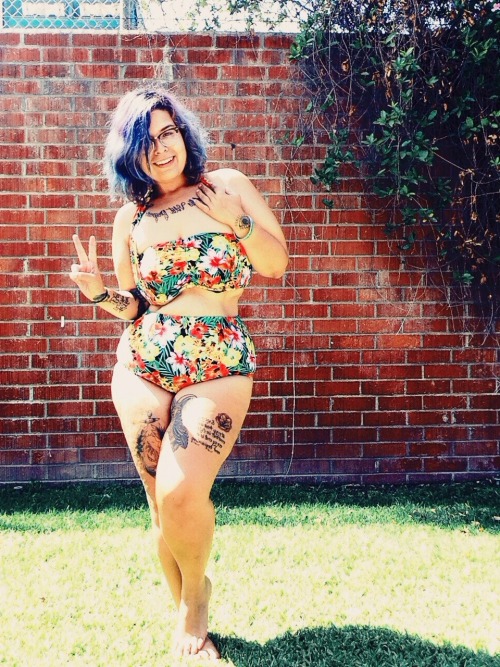 dynastylnoire:  walkingwithmoonwolves:  I’ve already heard it all from taking these pictures. That it looks unflattering. That my body doesn’t belong in something like this. Well who are you to decide what I should and should not wear. My body looks