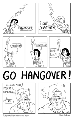 forlackofabettercomic:  Captain Hangover,