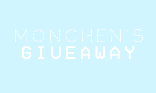 monchen:  monchen’s 500 follower give away! (ﾉ◕ヮ◕)ﾉ*:･ﾟ✧*:･ﾟ✧