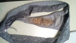 Anon Submitted: Today Was Such A Longggg Day.  At Least I Creamed My Thong Nice. 