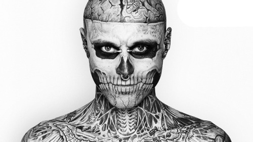 Friday Film Fact: The tattoos you see on Rick Genest (aka Zombie Boy) in #47Ronin are real!