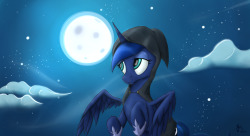 theponyartcollection:  Luna’s Night Sky