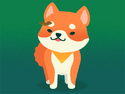 shabellocreative:  A cute chill Shibe relaxing on a balmy afternoon <3 