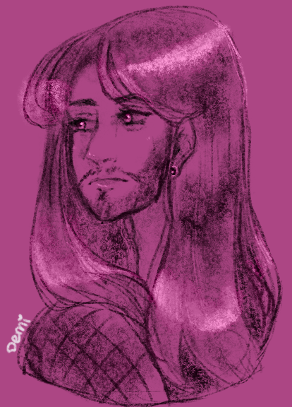 uniqornart: Everyone looks to the left Can @brutalmoose be my husbando?