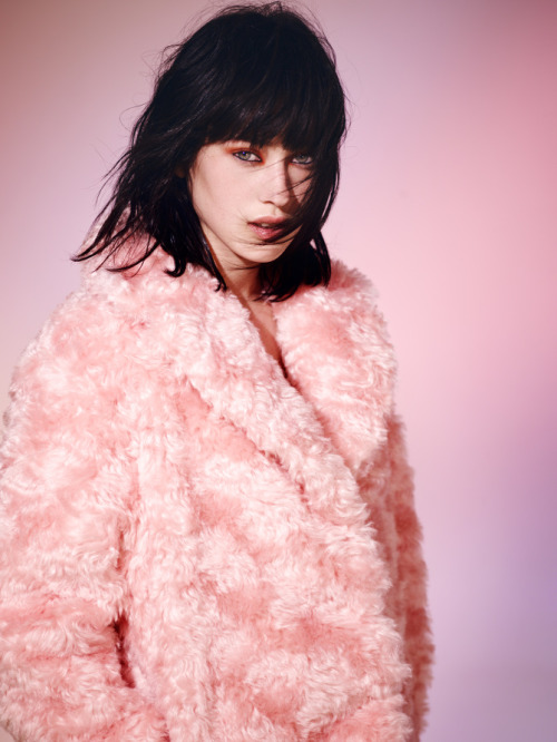 Asli Polat – AW15Loosingus amidst the vast swathes of faux fur and dainty Tatterstall check textiles