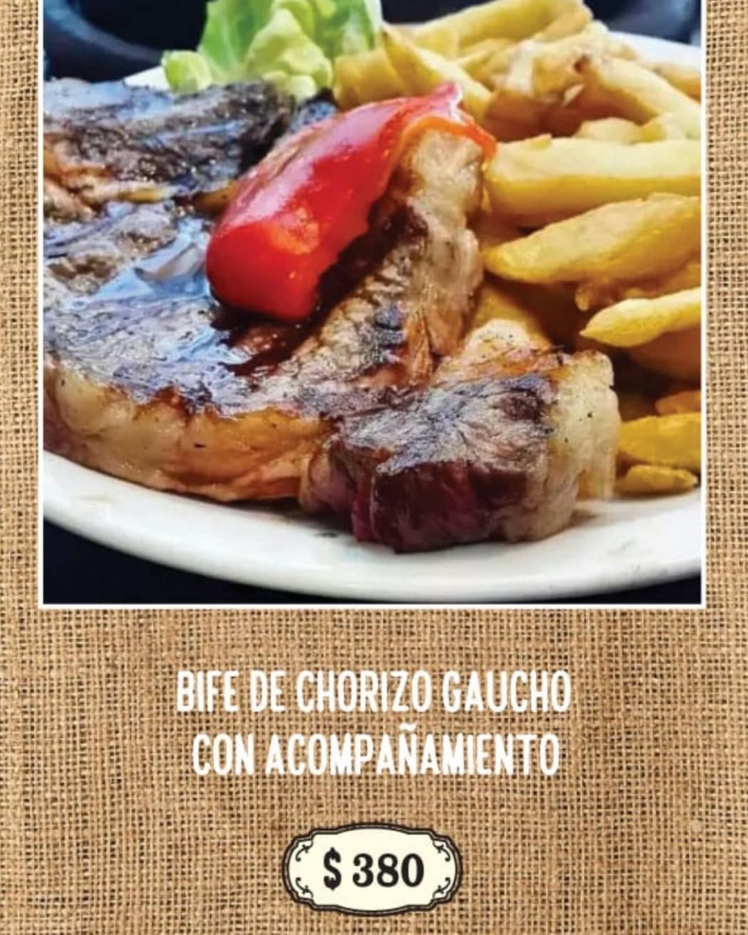 churrasqueira parrilla Argentina e bife de chorizo 