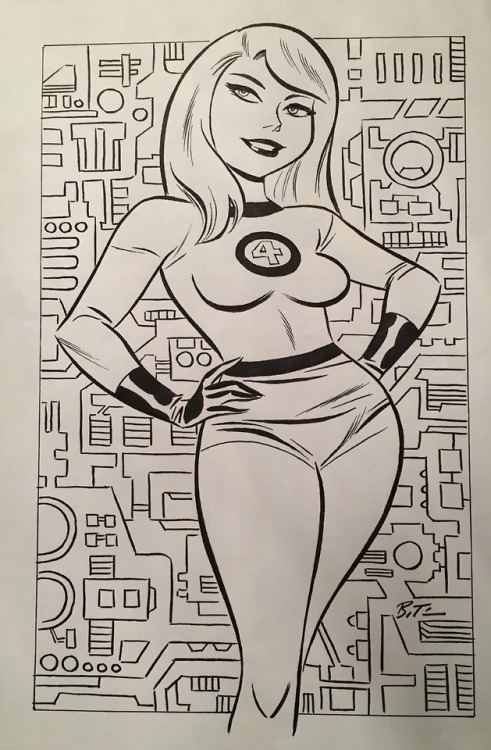  Sue Storm (Invisible Woman) by Bruce Timm 