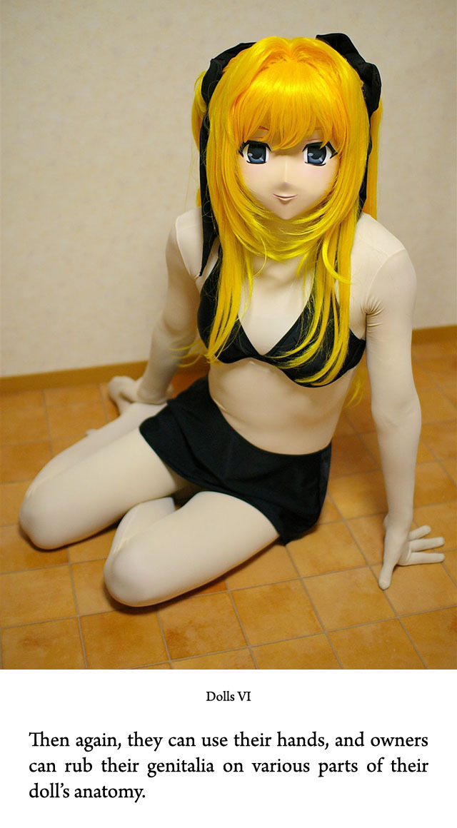 Apparently, wearing cosplay and a mask is a thing in Japan. I mean, outside of perverted
