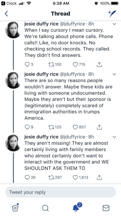 ruffboijuliaburnsides:Important twitter thread. Source: https://twitter.com/jduffyrice/status/100092