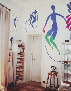 metropolitanrecluse:Henri Matisse’s studio, Hotel Regina, Nice, ca. 1952.