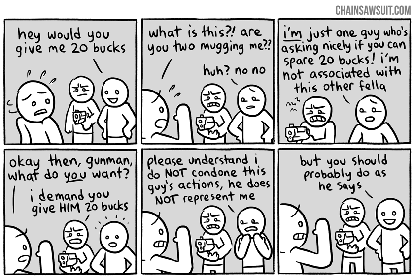 trinandtonic:  patbaer:  &ldquo;The Perfect Crime&rdquo; by Kris Straub 