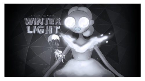 Winter Light (Elements Pt. 3) - title carddesigned and painted by Benjamin Anderspremieres Tuesday, April 25th at 7:30/6:30c on Cartoon Network