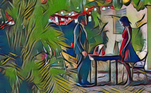 Just some ‘art filtered’ photos of my favourite OTP - Richard and Camille. Quite fun see