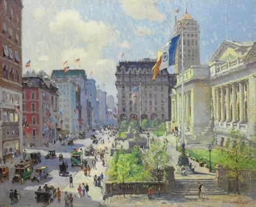 Colin Campbell Cooper - New York Public Library (1910s)