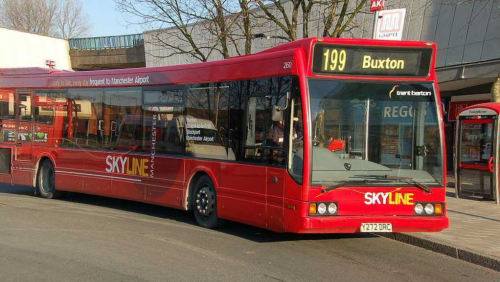 Buxton Bus, Mersey Square, Stockport - including the original image, I made 400 of these with variou