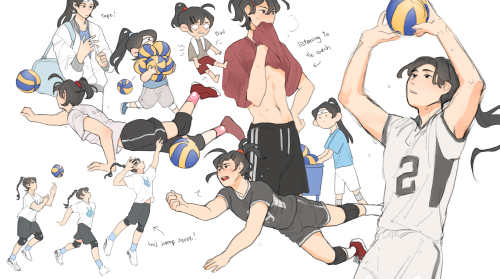 sbdlwj0523: wangxian volleyball au! since my old twt is locked im gonna paste the thread here:&