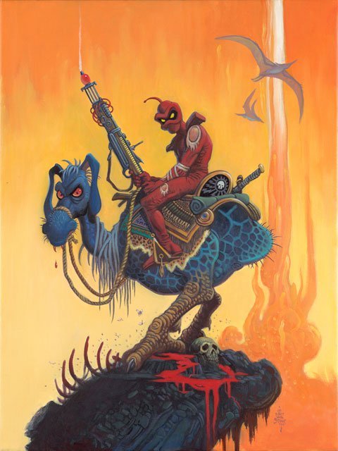 70sscifiart:  “Wizards,” 1977. 