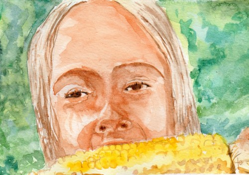 Mn State Fair. Corn On The Cob.