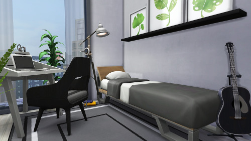 SCANDINAVIAN ROOMMATES APARTMENT 2 bedrooms - 2-3 sims1 bathroom§50,090 (will be less when plac