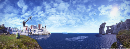 henribencolin:Final Fantasy XIV || ソルトストランドとモラビー造船所の風景Large size images : http://aaanoa.blogspot.jp/