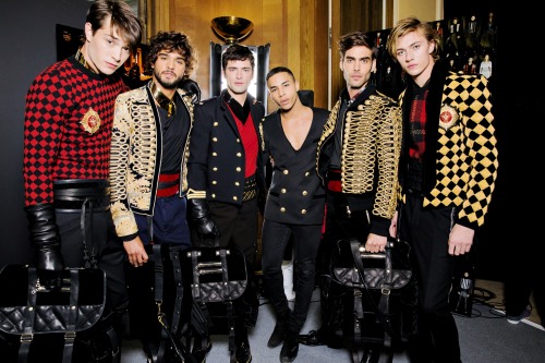 hausofkreatures - Balmain Army - Olivier Rousteing with Francisco...