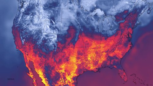 Half the US is on fire and half is frozenNot really. This is actually a really cool looking, high-re