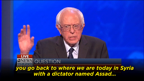 yahoonews:  Bernie Sanders on US interventions abroad  