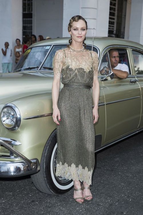 Vanessa Paradis at Chanel Cruise 2016, Cuba.