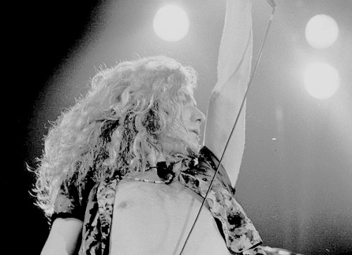 Robert Plant at The Forum in Inglewood, California. June 3, 1973.