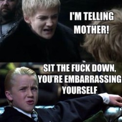 #Gamesofthrones #harrypotter #joffery  #baratheon #draco #malfoy #fave #repost