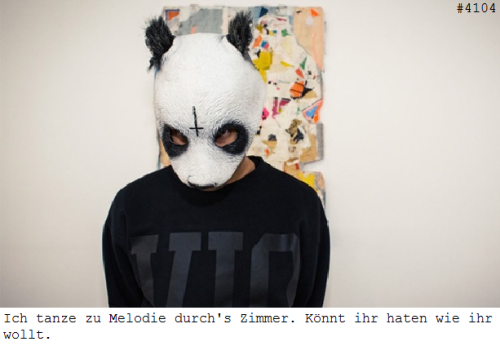 deutschrap-confessions:  #4104: “Ich tanze zu Melodie durch’s Zimmer. Könnt ihr haten wie ihr wollt.” quelle