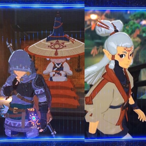 quirkilicious:  Some cuties at Kakariko  #iplaygames #zeldabreathofthewild #impa #paya