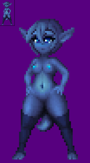 hdoomguy:  A fansprite of Kanelfa’s as-of-yet-unnamed shortstack dragon cutie. Here’s hoping we’ll seeing her quite a bit in the future!    Cute as hell and them. god. damn. T H I G H S. I’ve enjoyed your work for the longest time. She turned
