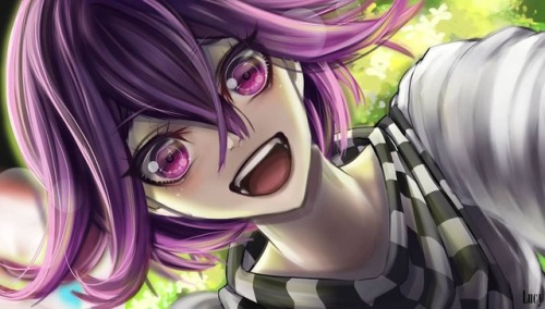 I Redrew The CG Were Ouma Is Waking Saihara Up. I Put The Original In Here For Comparison I Really Like