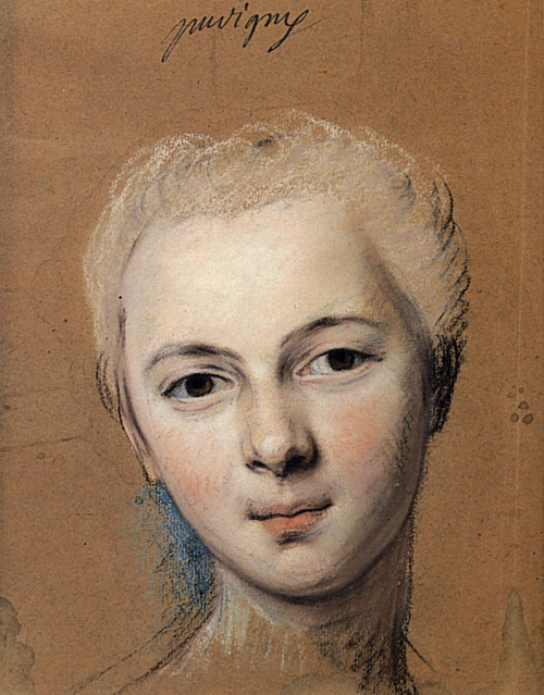 Mademoiselle Pavigne, Maurice Quentin de La TourMedium: pastel